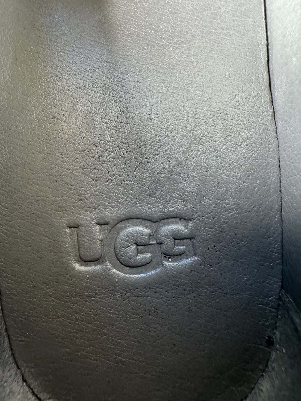 UGG Chayze Gray Leather Slip On Sneakers Women’s Size 5 Platform Casual Shoes - Picture 6 of 12